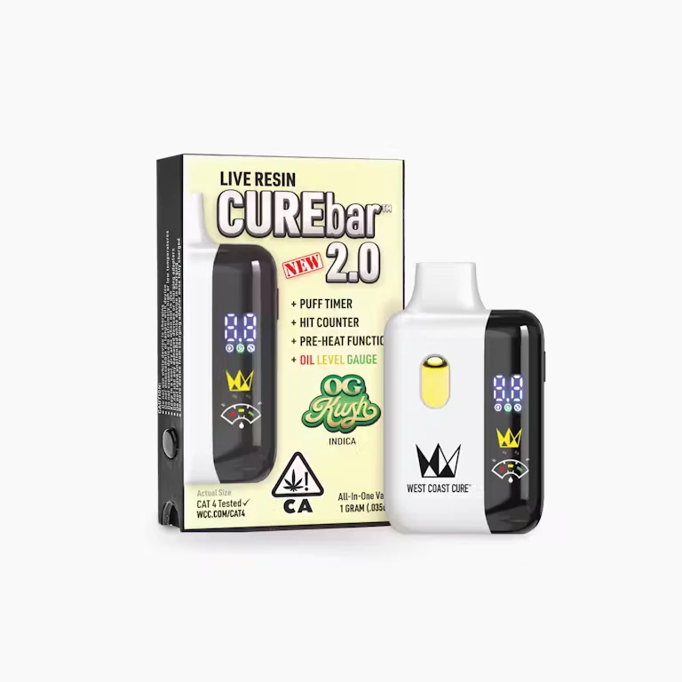 West Coast Cure -  [West Coast Cure] LR CUREbar 2.0 AIO - 1g - OG Kush (I) Main Image