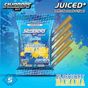 [Sluggers X Cookies] Hash Infused Preroll 5 Pack - 3.5g - Blueberry Banana(I)