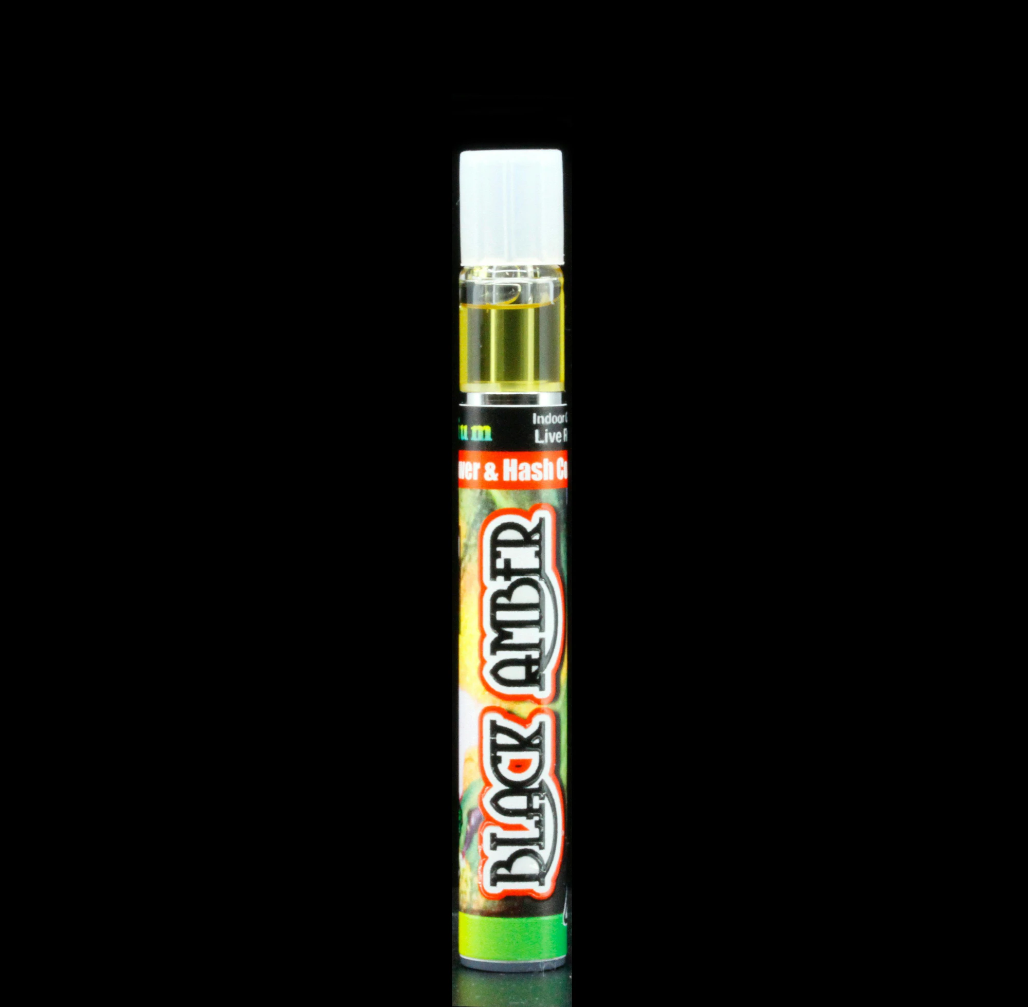 SHASTA FLOWER & HASH CO. - Shasta Hash Co. Black Amber T1 Live Rosin AIO Vape 0.5g Main Image