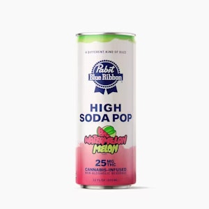 Pabst (PBR) - PABST | PBR Infused High Soda Watermelon Melon 25mg Single Can