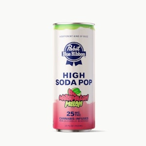 Pabst (PBR) - PBR Infused High Soda Watermelon Melon 25mg Single Can