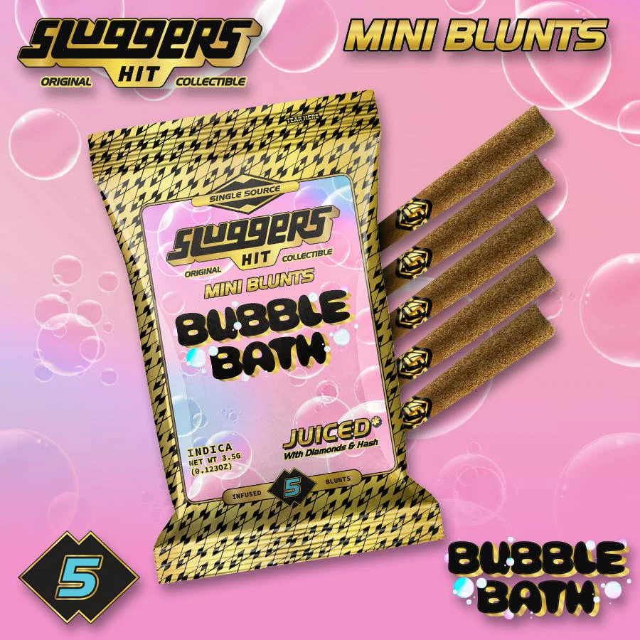 SLUGGERS HIT - Sluggers - Preroll - Infused Blunt - Bubble Bath 5pk - 3.5g Main Image