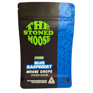 Stoned Moose - Stoned Moose | Blue Raspberry | 10mg Gummy | 20-Pack | 200mg Total | [I]