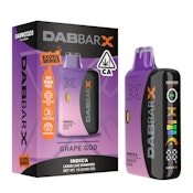 VAPE- DABBAR X LIQUID LIVE DIAMONDS Grape God 1G