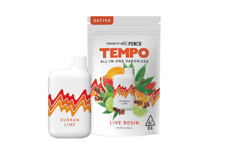 TEMPO - TEMPO | DURBAN LIME LIVE RESIN - AIO | CARTRIDGE | 1G