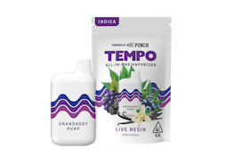 TEMPO | GRANDADDY PURP LIVE RESIN - AIO | CARTRIDGE | 1G