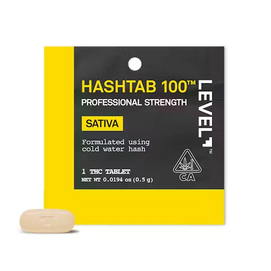 LEVEL - LEVEL Hashtab 100mg Single Sativa Main Image