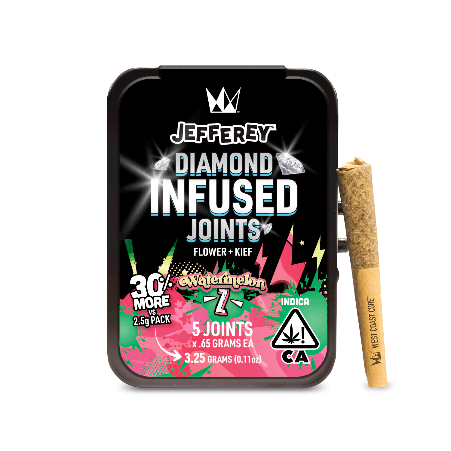WCC - WCC Watermelon Zkittlez .65g Jefferey Infused 5 Pack Main Image