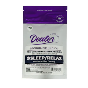 DEALER CANNABIS CO. - DEALER | Georgia Pie | Sleep/Relax | 7G Preground