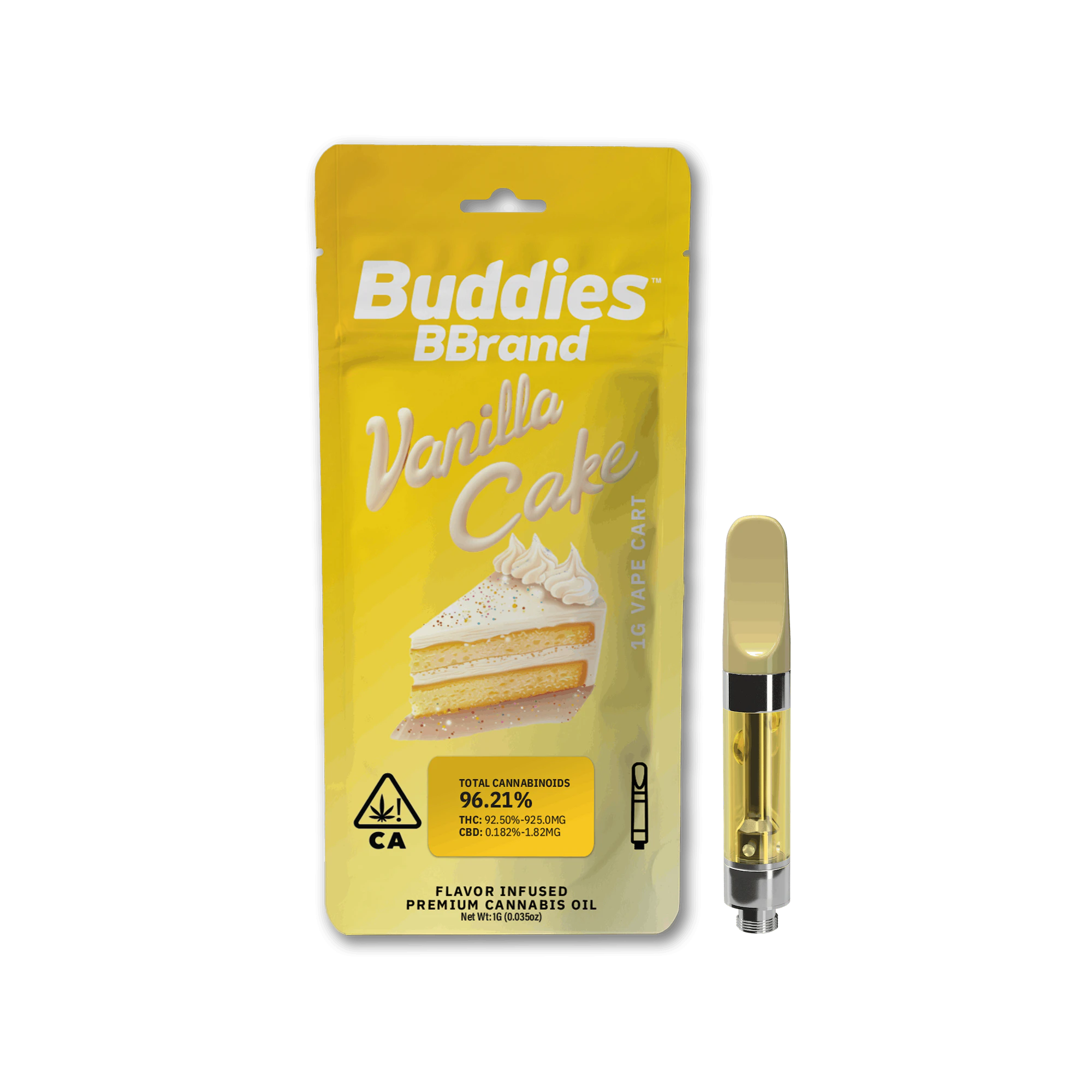 Buddies - Vanilla Cake (H) | 1g Cart | BBrand Main Image