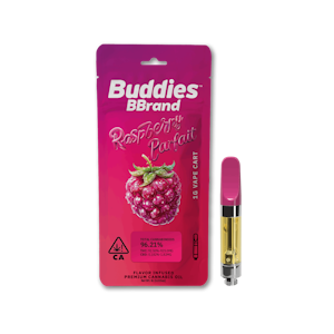 Buddies - Raspberry Parfait (H) | 1g Cart | BBrand