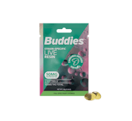 Buddies Brand | Live Resin 50mg Indica Capsule 2pc