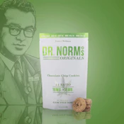[Dr. Norm's] Cookies 10 Pack - 100mg - Chocolate Chip 1:1 (THC:CBD) (H)