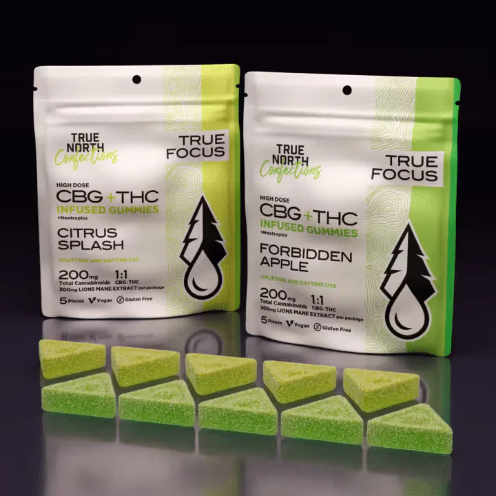 True North Collective MI - True Focus - Forbidden Apple (2:1:1 THC/CBG/CBC)  Main Image