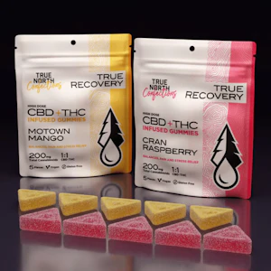 TRUE NORTH COLLECTIVE - TRUE RECOVERY (1:1 THC/CBD) MOTOWN MANGO ADULT-USE