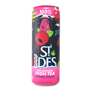 St. Ides - ST IDES - WILD RASPBERRY | 12OZ HIGH TEA 100MG