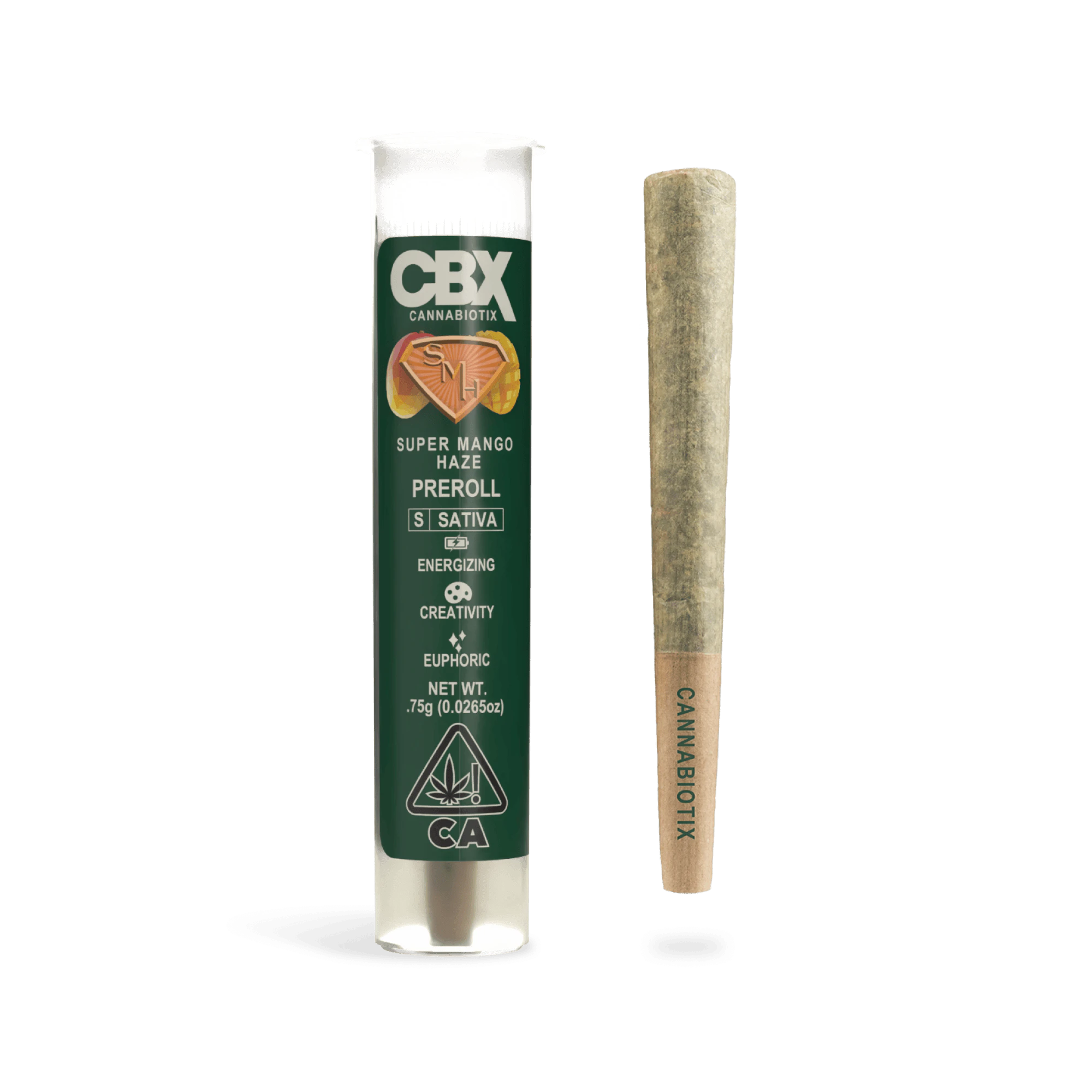 CBX: Cannabiotix - CBX - Preroll - Super Mango Haze - 0.75G Main Image