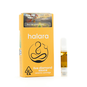 HALARA - HALARA | FIRE OG LIVE DIAMONDS - 510 THREAD | CARTRIDGE | 1G