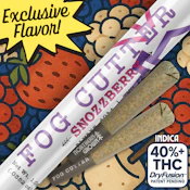 Fogg Cutter | Snozzberry | 0.5g Pre-Roll | 2-Pack | 1g Total | Resin Infused | [I]