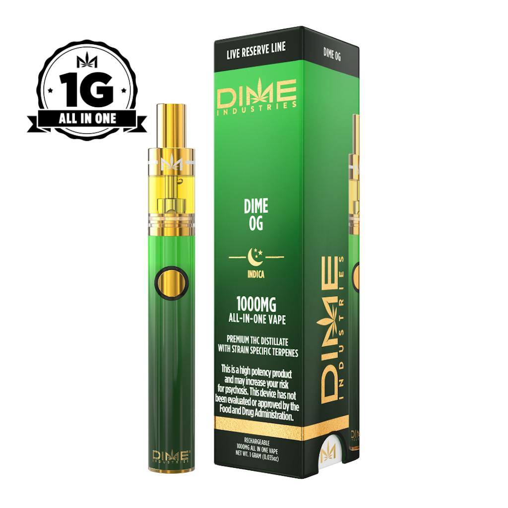 Dime OG Live Resin 1g AIO - Vape