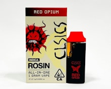 AIO - Red Opium (Solventless) - 1g (I) - CLSICS