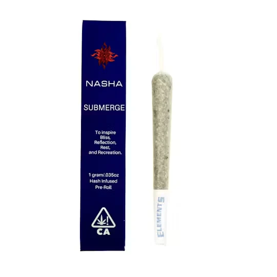 NASHA - [Nasha] Infused Pre-roll  - 1g - Illemonati X G Tank 'Submerge' (H) Main Image