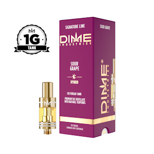 DIME INDUSTRIES - Sour Grape | 1g DIME 510 Thread Tank Vape | TAX INCLD