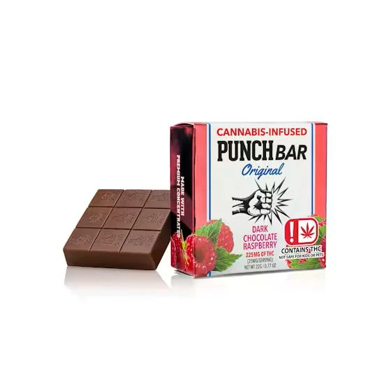 Punch Extracts - Punch Extracts Solventless Hash PunchBar Dark Chocolate Raspberry Main Image