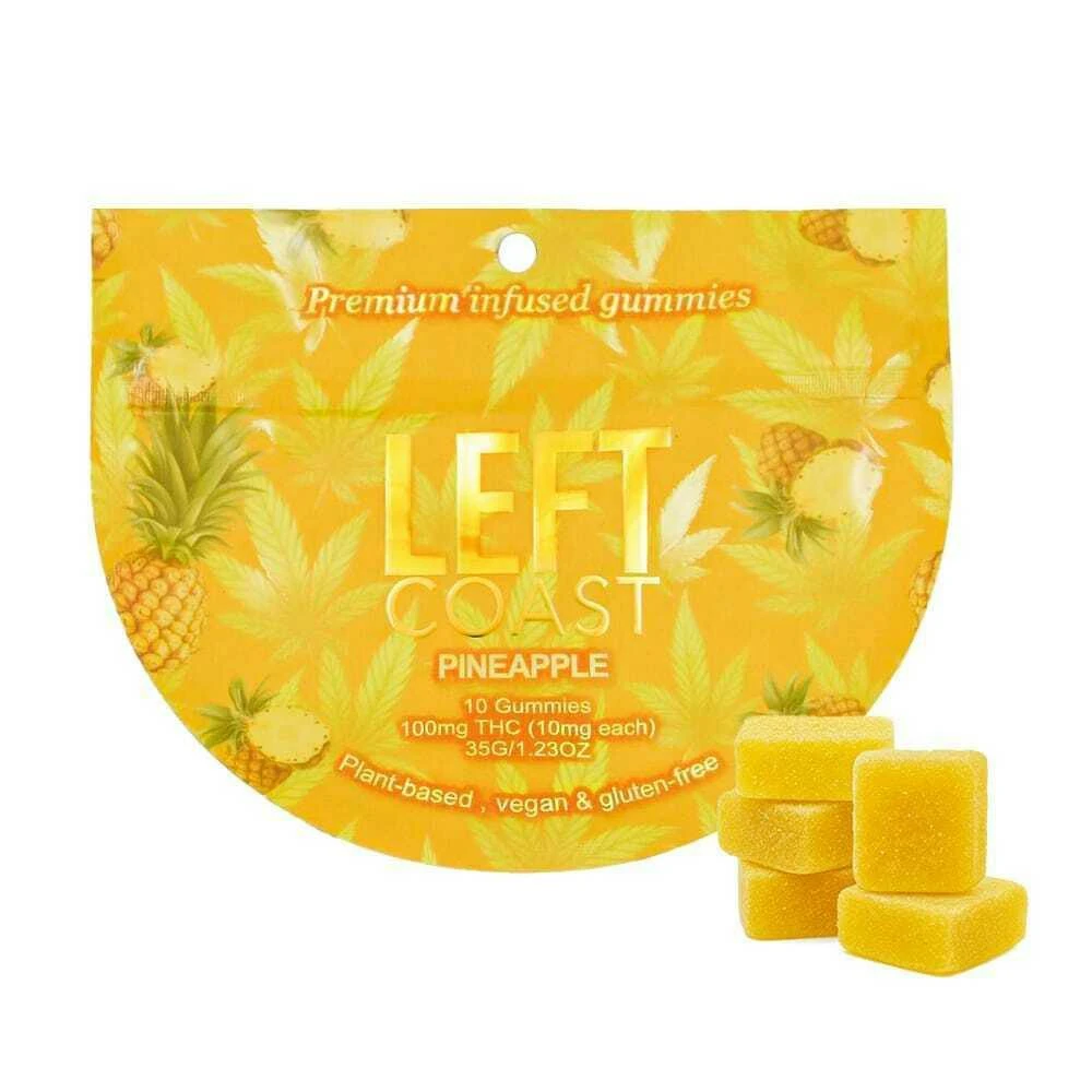 LEFT COAST EXTRACTS - Left Coast - Pineapple - Gummy - 10 x 10mg Main Image