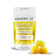Sour Lemon 20pk Gummies - Sativa | Generic AF