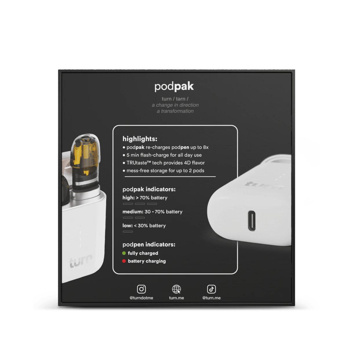 turn - TURN | WHITE BATTERY | ACCESSORIES Main Image