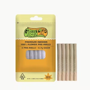 GREEN LINE - [Greenline] Infused Pre-roll 5 Pack - 3.5g - Mandarin Cookies (S)