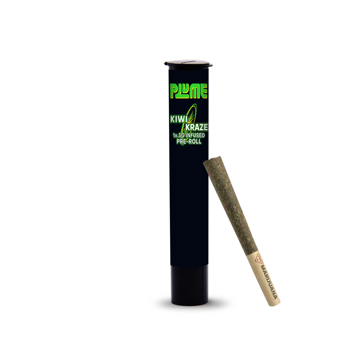 PLUME - PLUME - KIWI KRAZE 0.5 GRAM INFUSED PRE ROLL Main Image
