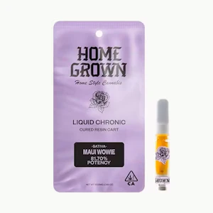 Home Grown - Maui Wowie 1g Cured Resin Cart - Home Grown