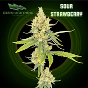 [REC] Green Lightning | Sour Strawberry | 3.5g Flower