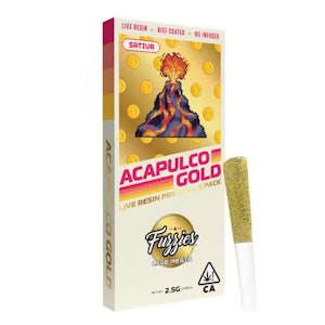 FUZZIES - Acapulco Gold 5pk Live Resin Infused Prerolls (2.5g)