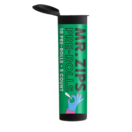 MR. ZIPS - Piff Mints Pre-Roll 5pk (5g) Main Image