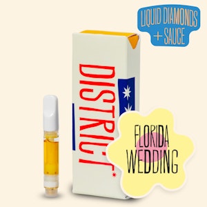 District Cannabis - Cart - 0.5g Live Resin - Florida Wedding Cake - Indica Leaning