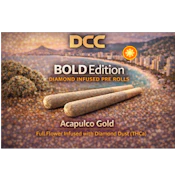 Acapulco Gold | 2 x 0.5g Diamond Infused Prerolls Bold Edition | TAX INCD