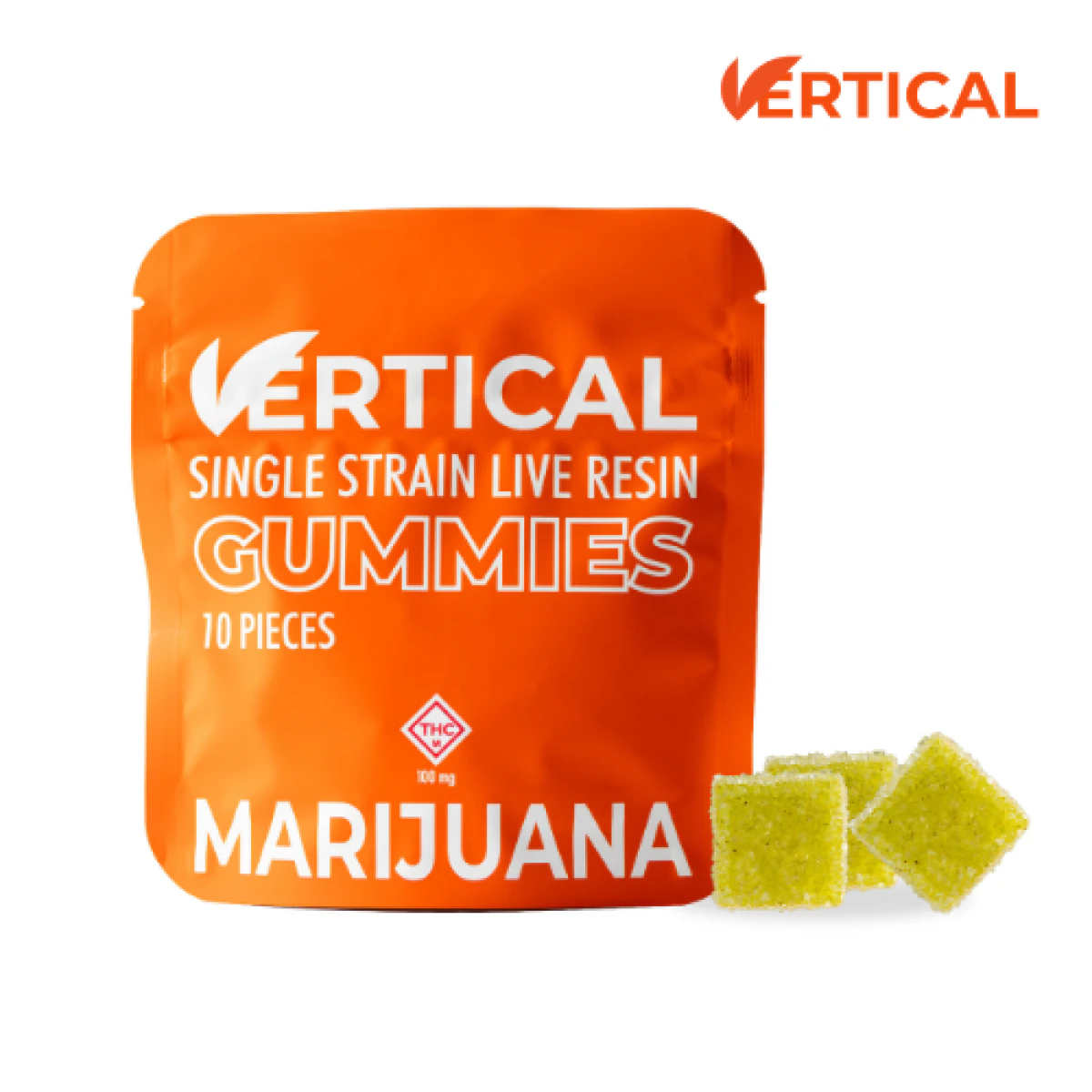 VERTICAL - VERTICAL - PURPLE CHURRO APPLE PIE LIVE RESIN GUMMIES 100 MG Main Image
