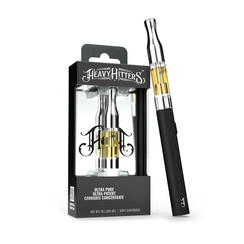 Heavy Hitters - Blue Dream -Sativa- Ultra Extract High Purity Oil - 1G Vape Cartridge  |   Heavy Hitters   -uuu2 back