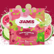 JAMS | 10ct Fast Acting Jellies. | Sour Watermelon Lime | 50mg