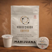 HOUSE OF KUSH - CRAFT COFFEE PODS 20 MG (4 PK 5MG EACH)