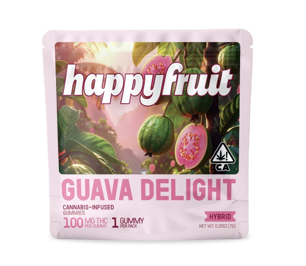 Happy Fruit - Happy Fruit - Guava Delight Distillate Gummies Single 100mg Main Image
