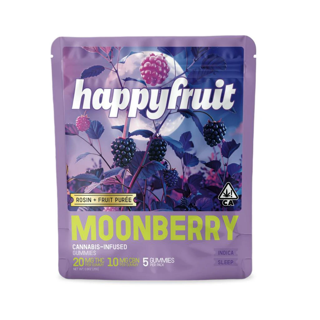 Happy Fruit - Happy Fruit - Moon Berry Rosin Gummies 5pk 100mg Main Image