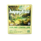 Happy Fruit - Sublime Lemon Lime Rosin Gummies 5pk 100mg