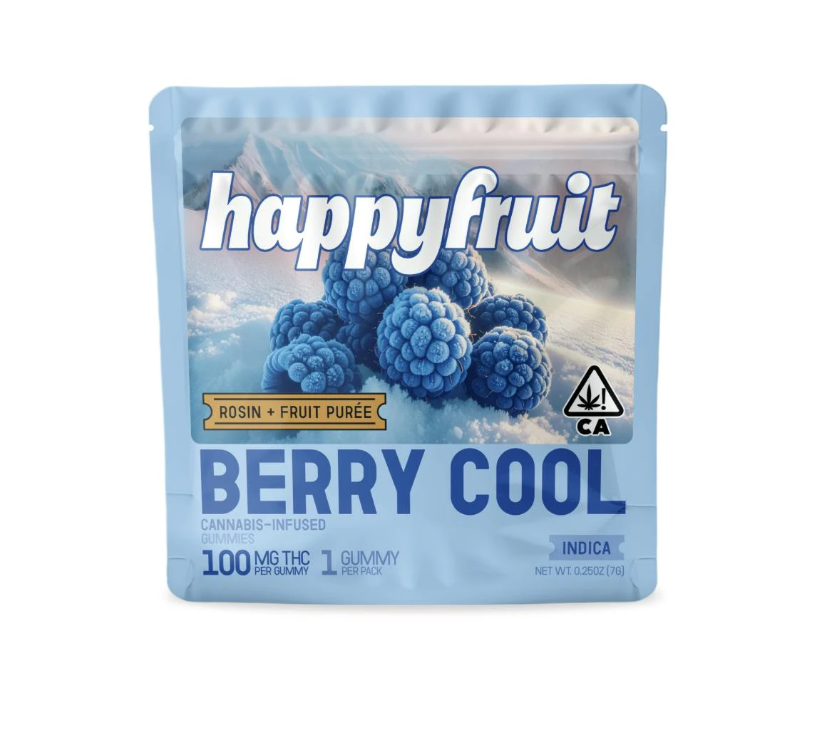Happy Fruit - Happy Fruit - Berry Cool Rosin Gummies Single 100mg Main Image