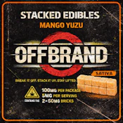 Mango Yuzu | 100mg Offbrand Stacked Gummies | TAX INCLD
