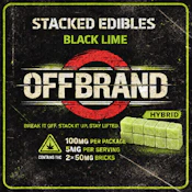 Black Lime | 100mg Offbrand Stacked Gummies | TAX INCLD