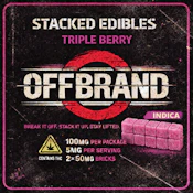 Triple Berry | 100mg Offbrand Stacked Gummies | TAX INCLD